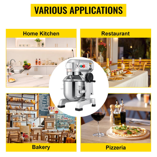 10-30L Commercial Stainless Steel Stand Kitchen Mixer