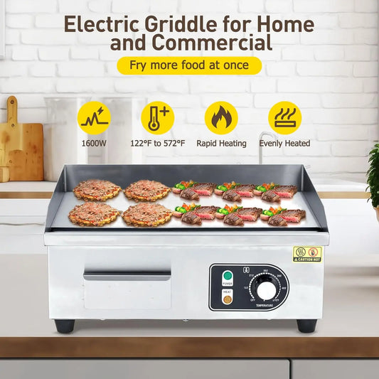 3000W Countertop Non-Stick Electric Grill