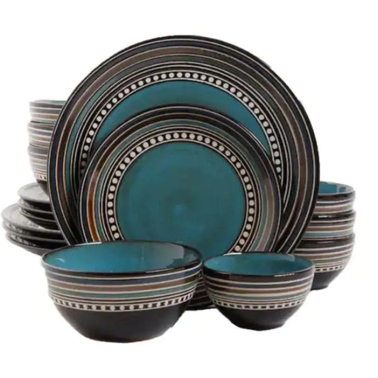 Cafe Versailles 16-Piece Casual Earthenware Dinnerware Set (Service for 4)
