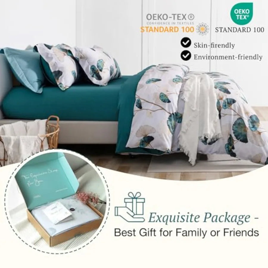 100% Long Staple Cotton Duvet Cover Set