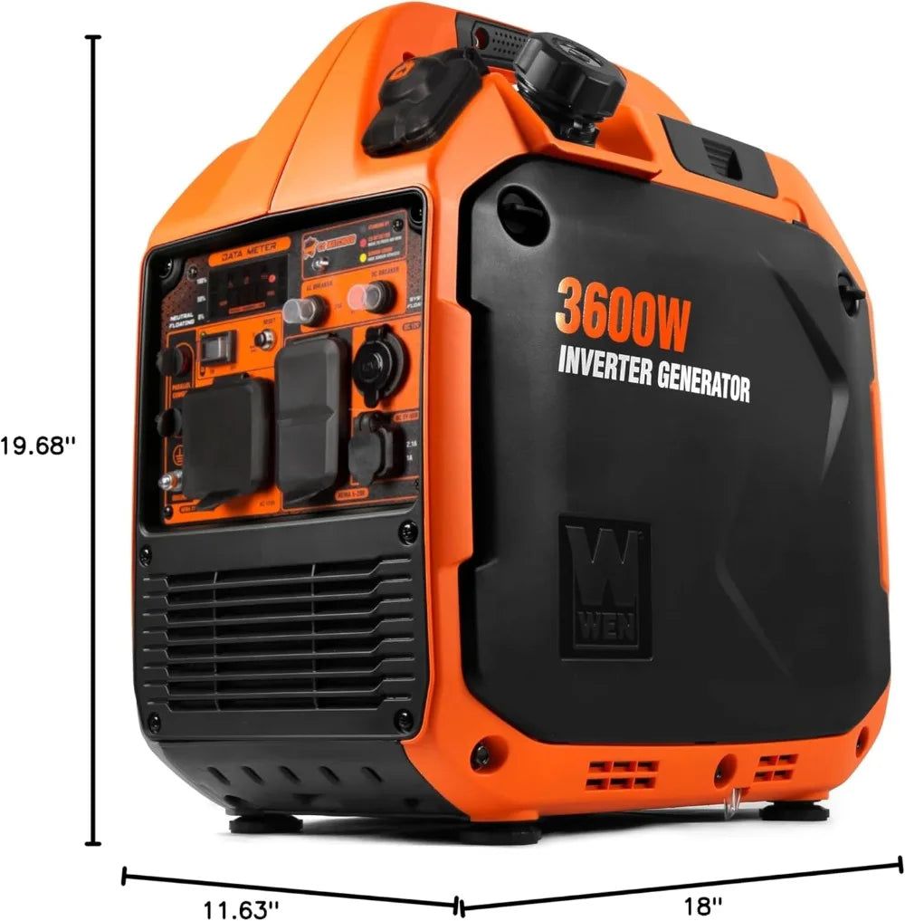 3600W Dual Fuel Portable Inverter Generator with CO Sensor