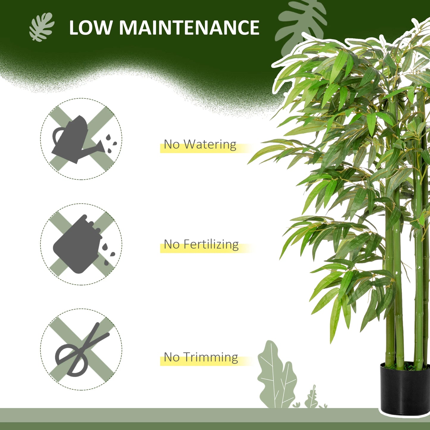 4.5' Artificial Bamboo Tree