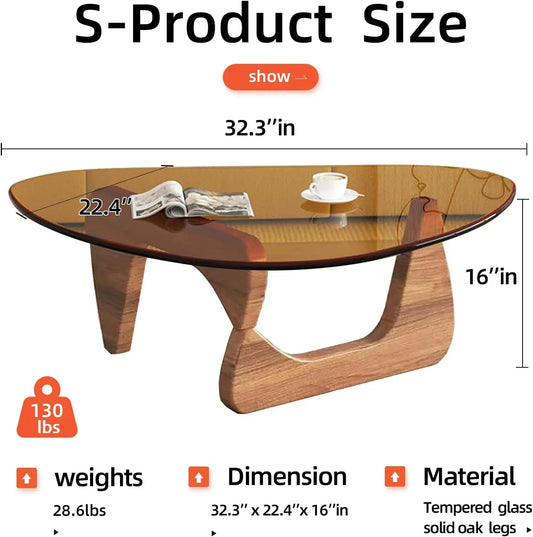 Modern Glass Coffee Table, Reception Office Tables