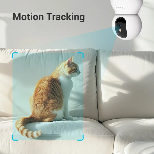 Indoor Home Security Camera 2K with One-Touch Call Update