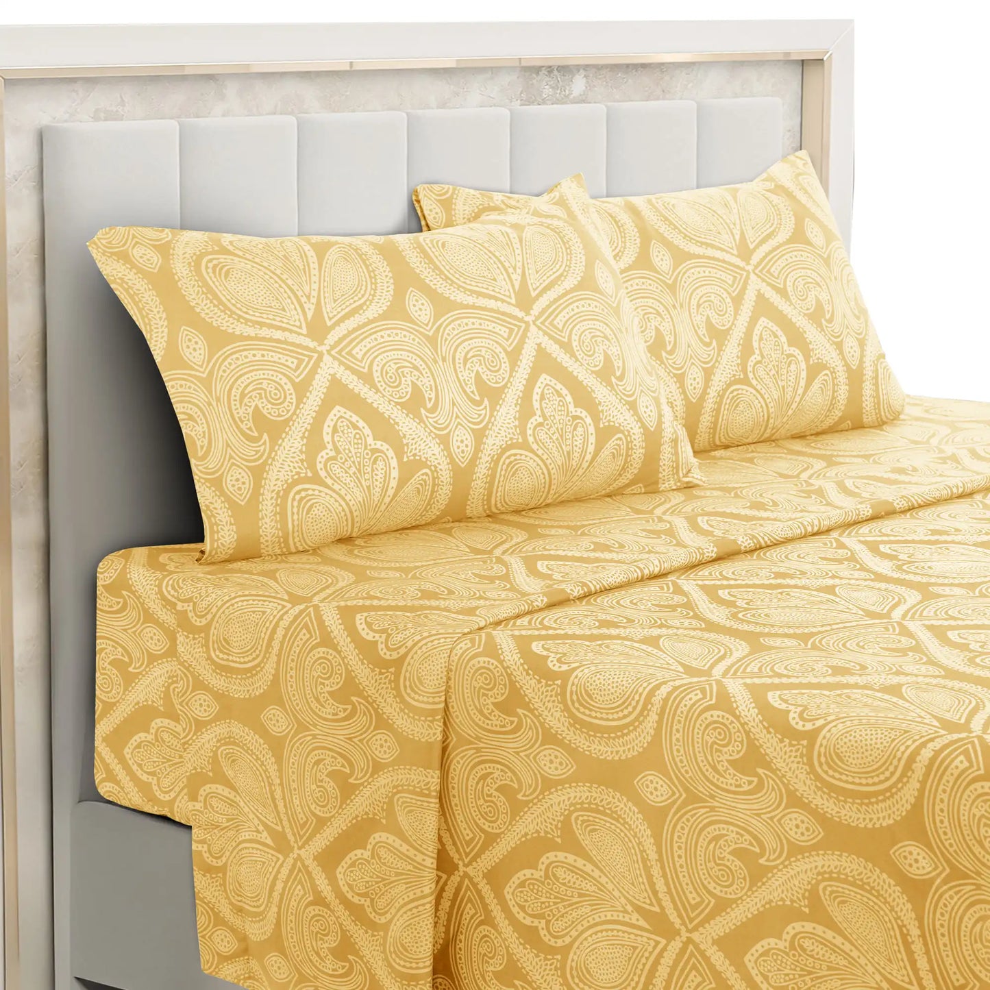 Lux Decor 4-Piece Paisley Bed Sheet Set