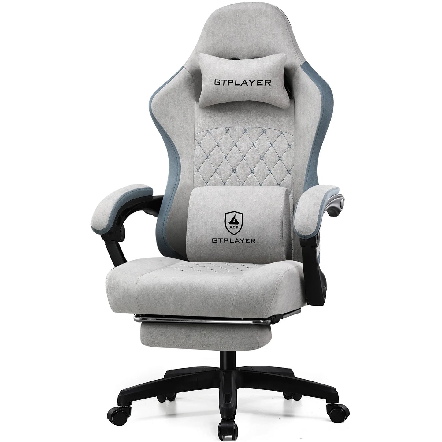 GTPLAYER Gaming Chair Linkage Armrests & Footrest