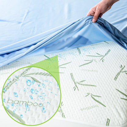 Lux Decor Mattress Deep Pocket Protector, 100% Waterproof