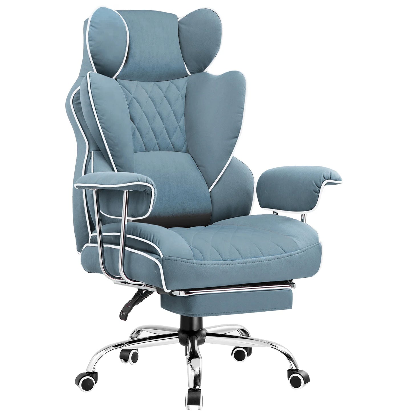 Big and Tall Ergonomic Gaming Chair with Pocket Spring Lumbar Support