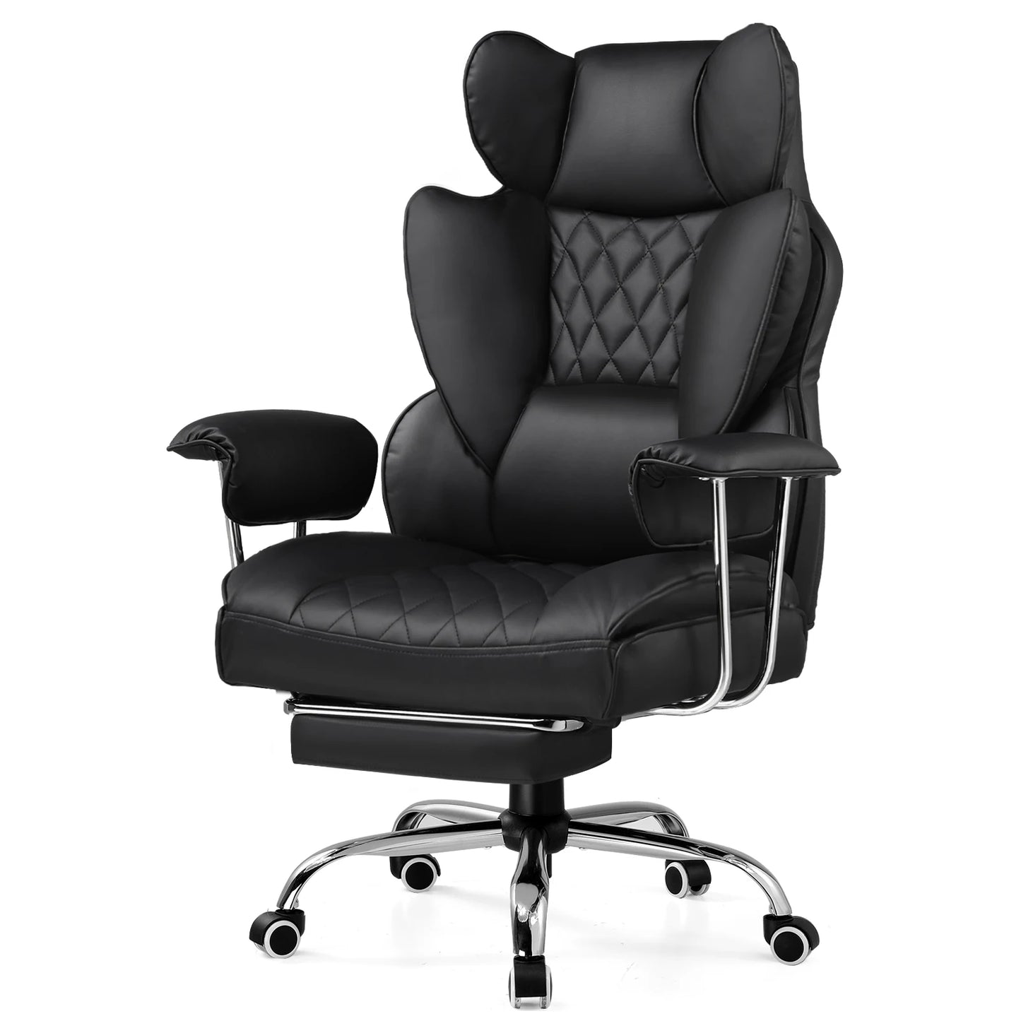 Big and Tall Ergonomic Gaming Chair with Pocket Spring Lumbar Support