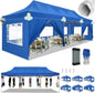 10x30ft Pop Up Canopy Event Tent With Heavy Duty Marquee Awning