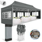 10x30ft Pop Up Canopy Event Tent With Heavy Duty Marquee Awning