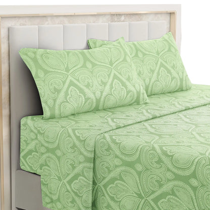 Lux Decor 4-Piece Paisley Bed Sheet Set