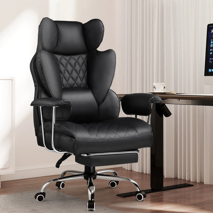 Big and Tall Ergonomic Gaming Chair with Pocket Spring Lumbar Support