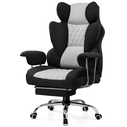 Big and Tall Ergonomic Gaming Chair with Pocket Spring Lumbar Support