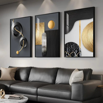 3 Piece Elegant Wall Art for Living Room