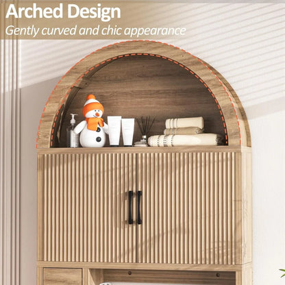 Bathroom Arch Free Standing Over Toilet Cabinet