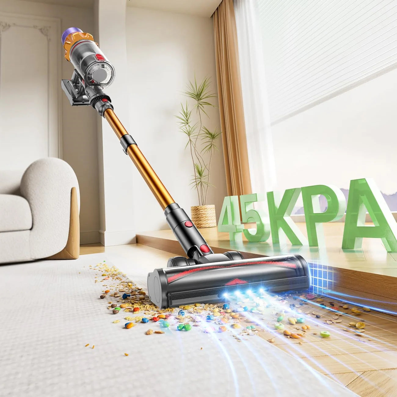 V18 Cordless Vacuum Cleaner With Powerful Brushless Motor