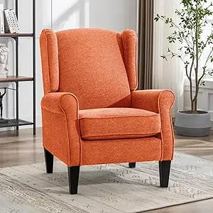 Modern  Chenille Fabric Accent Armchair