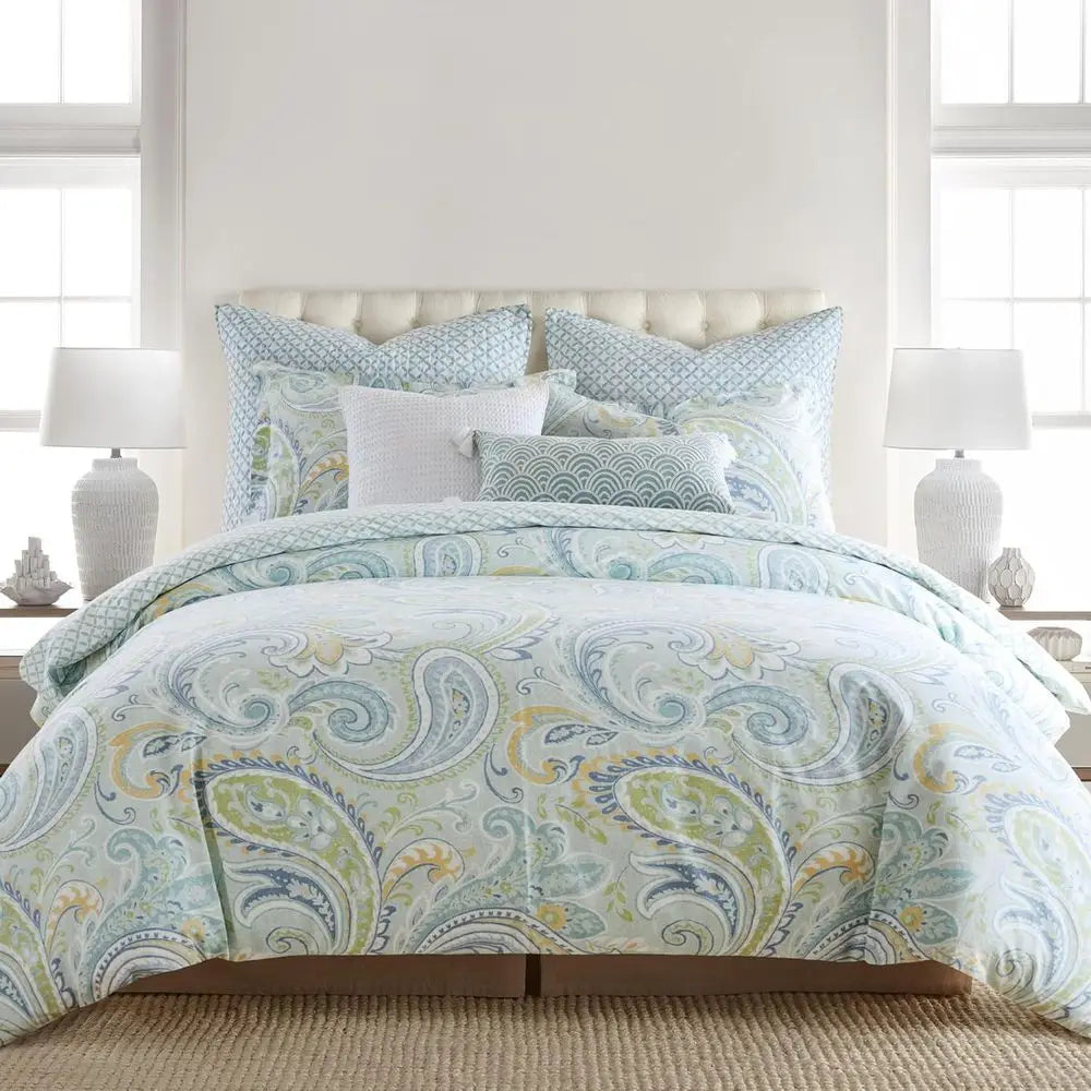 Paisley Comforter Set - Full/Queen Size + 2 Pillowcases