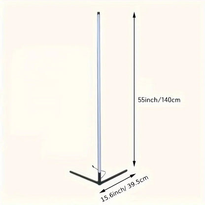 Corner Led Floor Lamp For Living Room Bedroom Game Room