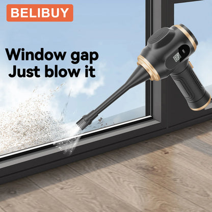 BELIBUY High Power Car Vacuum Cleaner With Attachments