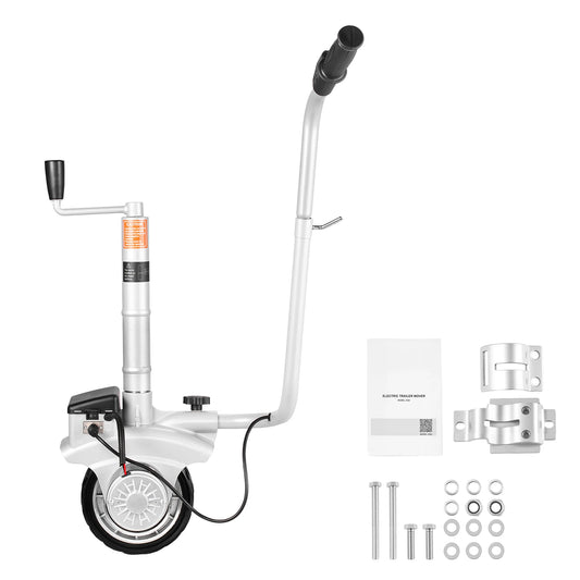 Electric Trailer Dolly 5500lbs, 2V Motorized Jockey Wheel