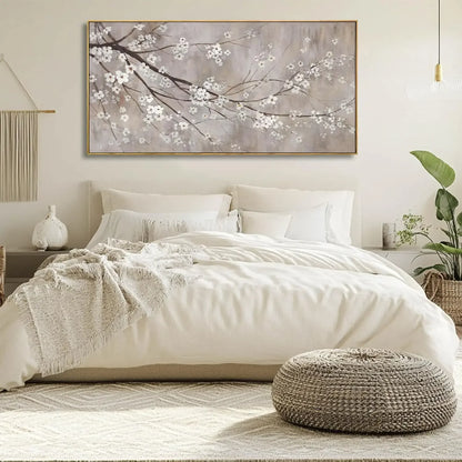 Plum Blossom Painting on Canvas