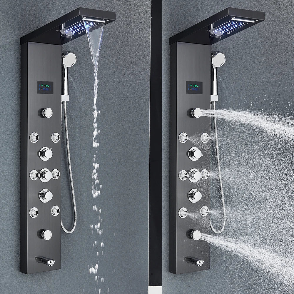 LED Panel Tower Shower System