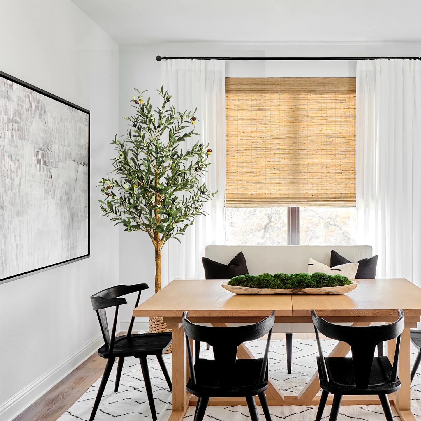 1Pc/2Pcs Artificial Olive Tree 4ft / 5ft / 6ft