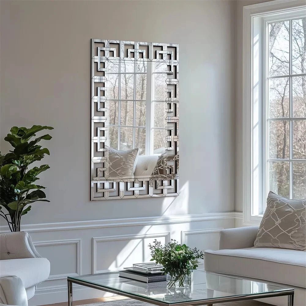 48”×28”Rectangle Grecian Venetian Accent Mirror
