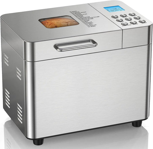 17 in 1 Automatic Stainless Steel Bread Machine,