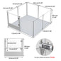 1Pc Large Indoor Acrylic Dog Playpen Cage, Whelping Pen
