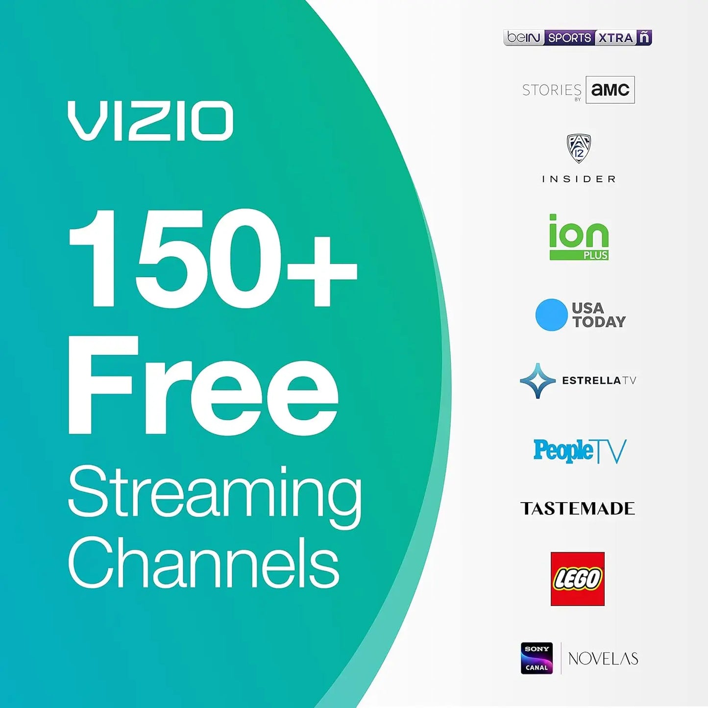 65 Inch 4K Smart TV with AirPlay & Chromecast