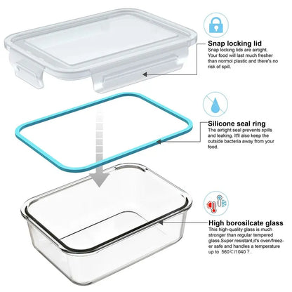 18 Piece Food Storage Containers with Lids,