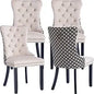 Black Velvet Dining Chairs Set of 4