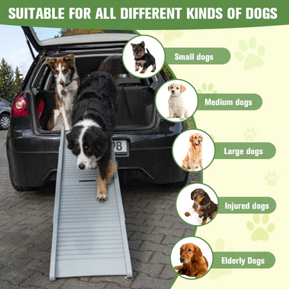 Folding Portable Non-Slip Pet Stair Ramp For SUV & Truck