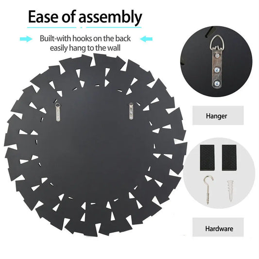 Large Accent Mirror With Beveled Frame