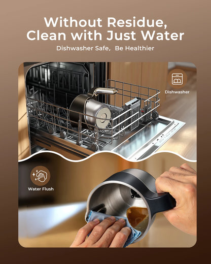 8-in-1 Electric Milk Frother for Coffee