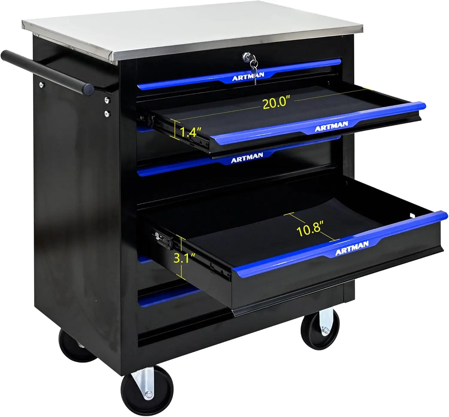 7 Drawer Rolling Tool Chest with Locker