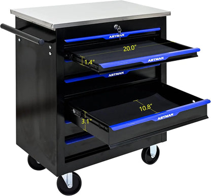 7 Drawer Rolling Tool Chest with Locker