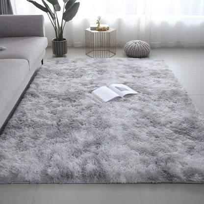 Ultra Soft 8x10 Area Rug, Grey, Non-Slip Carpet