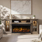 75" Electric Fireplace TV Entertainment Center Console