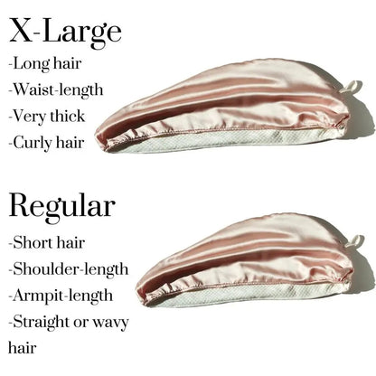 Handmade Silk/Bamboo Hair Towel