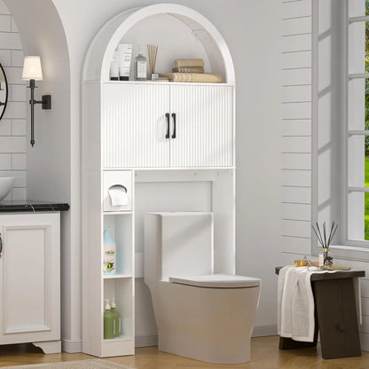 Bathroom Arch Free Standing Over Toilet Cabinet