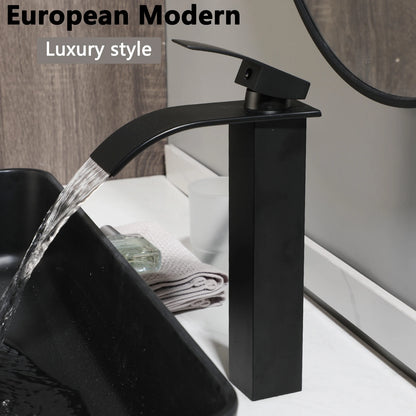 KEMAIDI Countertop Bathroom Sink Faucet Combo