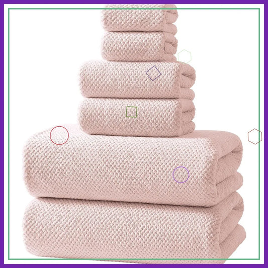 Premium 6-Piece Absorbent Luxury Towel Set
