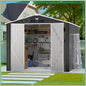 10x12 FT Metal Outdoor Storage Shed