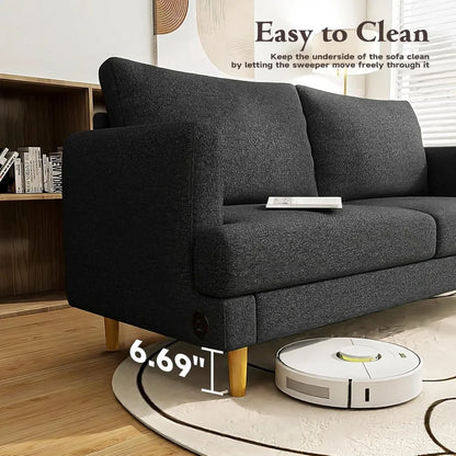 Modern Loveseat Sofa with USB-C Ports