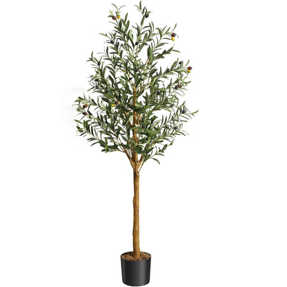 1Pc/2Pcs Artificial Olive Tree 4ft / 5ft / 6ft