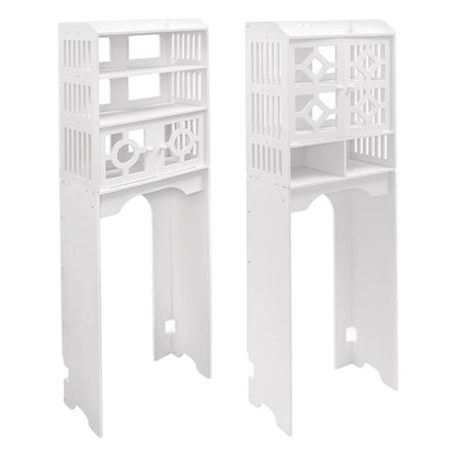 Bathroom Floor Cabinet 4 Tier Over The Toilet Storage Cabinet